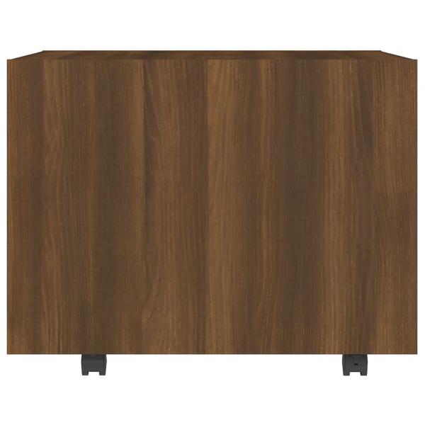 Couchtisch Braun Eichen-Optik 55x55x40 cm Holzwerkstoff