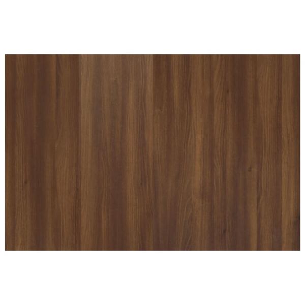 Kopfteil Braun Eichen-Optik 120x1,5x80 cm Holzwerkstoff