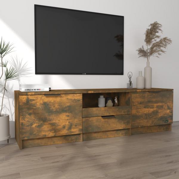 TV-Schrank Räuchereiche 140x35x40 cm Holzwerkstoff