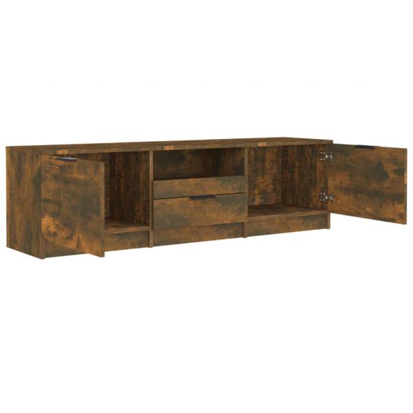 TV-Schrank Räuchereiche 140x35x40 cm Holzwerkstoff