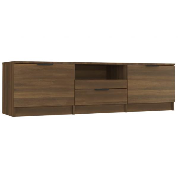 TV-Schrank Braun Eichen-Optik 140x35x40 cm Holzwerkstoff