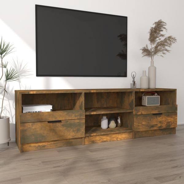 TV-Schrank Räuchereiche 150x33,5x45 cm Holzwerkstoff