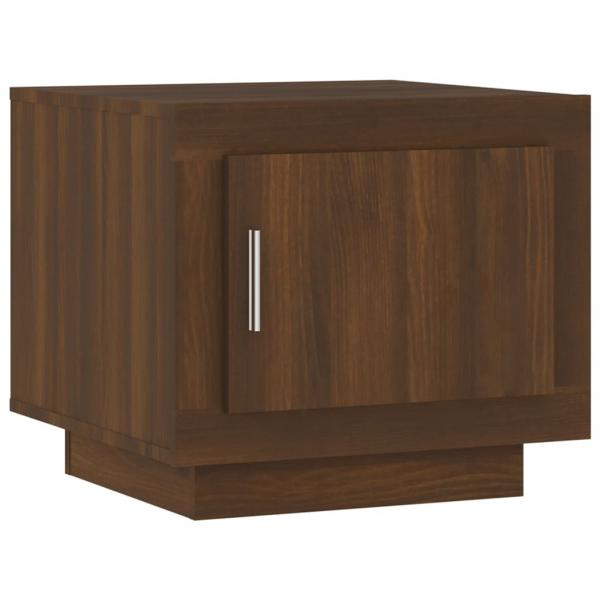 Couchtisch Braun Eichen-Optik 51x50x45 cm Holzwerkstoff