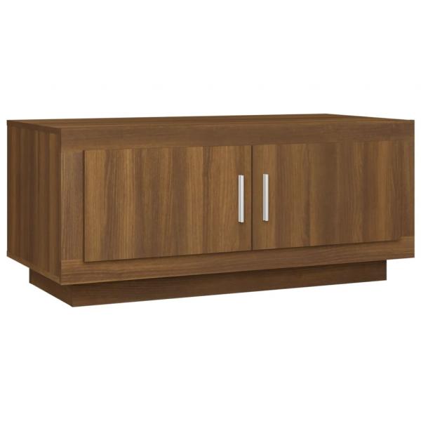 Couchtisch Braun Eichen-Optik 102x50x45 cm Holzwerkstoff