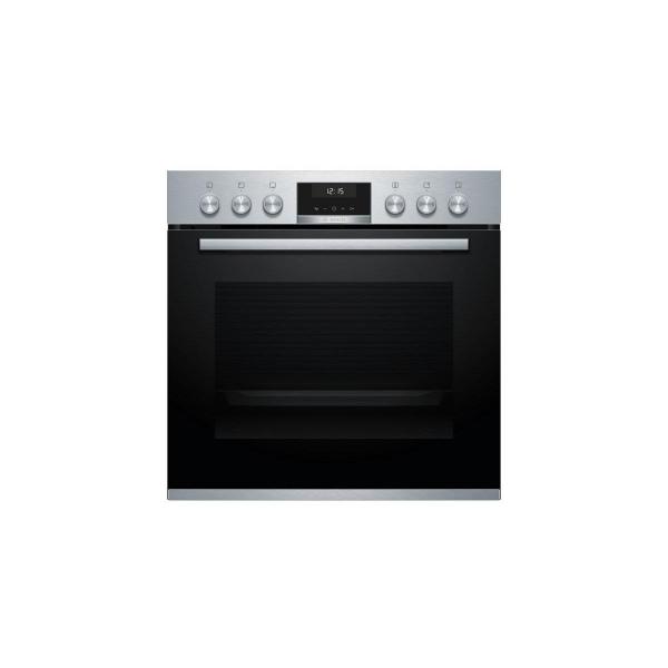 Bosch HND617LS61 EEK: A Einbauherd-Set mit Induktionskochfeld (HEA517BS1+NVQ645CB6E), 60cm breit, Flex Induction, AutoPilot, Kindersicherung, 71L, edelstahl