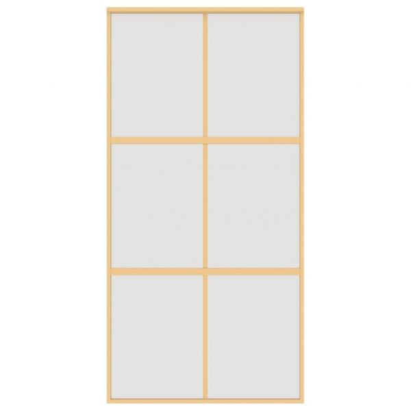 Schiebetür Golden 102,5x205 cm Matt ESG-Glas und Aluminium