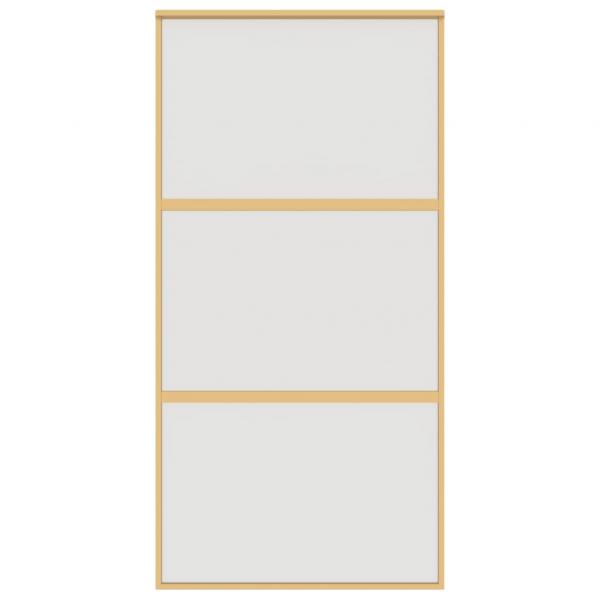 Schiebetür Golden 102,5x205 cm Matt ESG-Glas und Aluminium