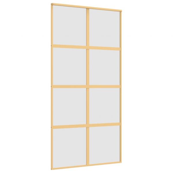 Schiebetür Golden 102,5x205 cm Matt ESG-Glas und Aluminium