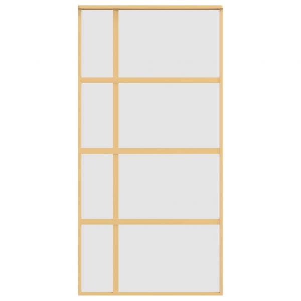 Schiebetür Golden 102,5x205 cm Matt ESG-Glas und Aluminium