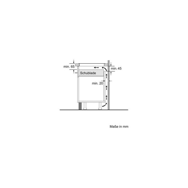 Siemens EU611BEB6E iQ100 Autarkes Induktionskochfeld, Glaskeramik, 60 cm breit, Rahmenlos, touchControl, 17 Leistungsstufen, powerBoost