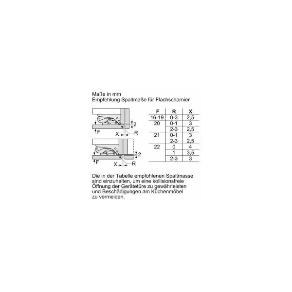 Siemens KB96NVFE0 iQ300 Einbau Kühl-Gefrierkombination, Nischenhöhe 195 cm, 383 L, Full noFrost, Festtürtechnik, Home Connect, hyperFresh, weiß