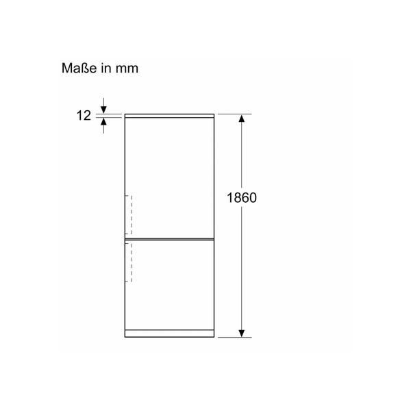 Siemens KG36N2WCF iQ300 Stand Kühl-Gefrierkombinationen, 60 cm breit, 321 L, noFrost, hyperFresh Plus, extrem leise, weiß