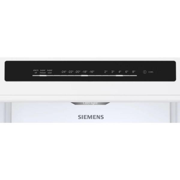 Siemens KG36N2LCF iQ300 Stand Kühl-Gefrierkombinationen, 60 cm breit, 321 L, noFrost, hyperFresh Plus, extrem leise, Edelstahl-Look