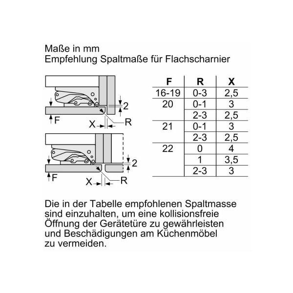 Siemens KI32LVFE0 iQ300 Einbaukühlschrank mit Gefrierfach, Nischenhöhe 102,5 cm, 147 L, Flachscharnier, Super Cooling, extrem leise, weiß