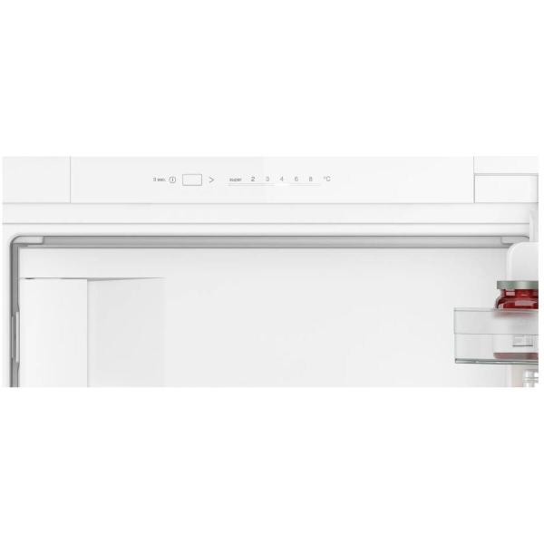 Siemens KI32LNSE0 iQ100 Einbaukühlschrank mit Gefrierfach, Nischenhöhe 102,5 cm, 147 L, Schleppscharnier, Super Cooling, extrem leise, Home Connect, weiß