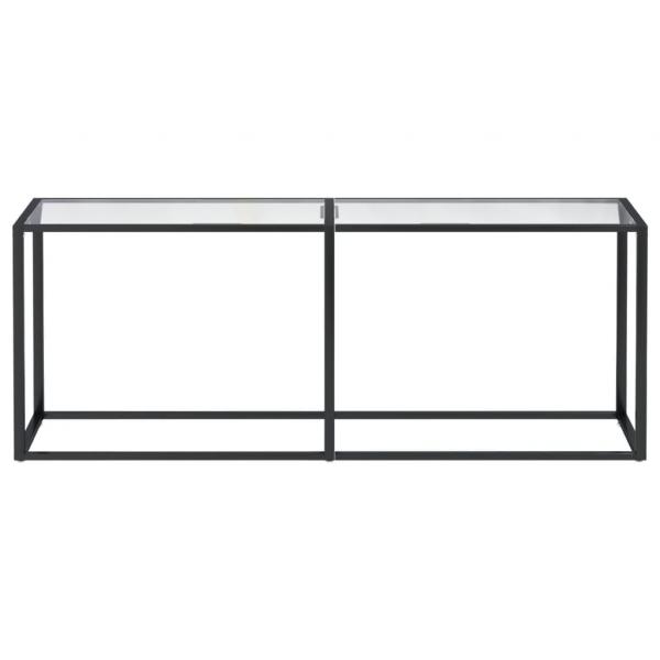 Konsolentisch Transparent 200x35x75,5 cm Hartglas