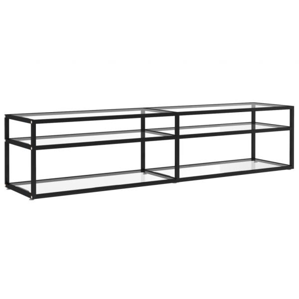 TV-Schrank Transparent 180x40x40,5 cm Hartglas