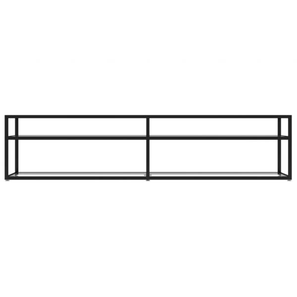 TV-Schrank Transparent 180x40x40,5 cm Hartglas