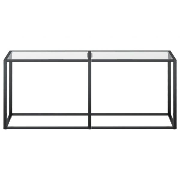 Konsolentisch Transparent 180x35x75,5 cm Hartglas