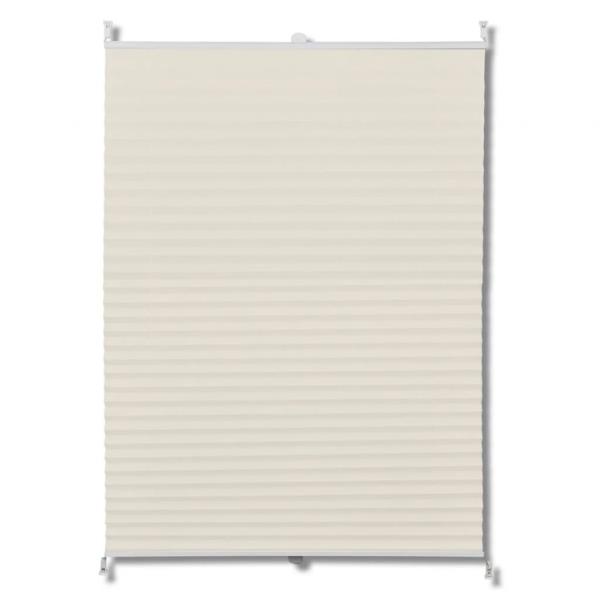 Plissee Faltrollo Rollo Plisseerollo 40x200cm Creme