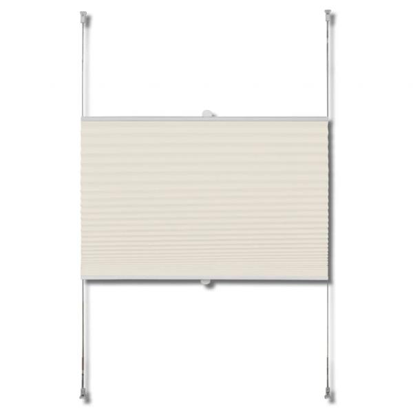 Plissee Faltrollo Rollo Plisseerollo 40x200cm Creme