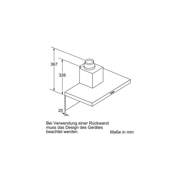 Siemens LC96BBM50 iQ300 EEK: B Wandesse, 90 cm breit, 604 m³/h, Ab-/Umluft, Edelstahl