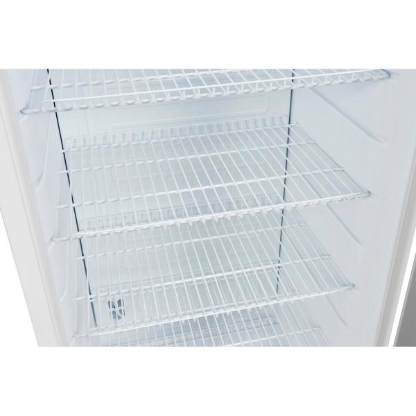 Exquisit GKS350-2-GT-280D Glastür-Kühlschrank, 60 cm breit, 320l, weiß