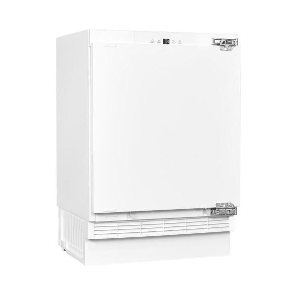 Exquisit UKS140-V-FE-010D Unterbau-Kühlschrank, Nischenhöhe: 82,5 cm, 138L, Festtürtechnik, Schnellkühlen, weiß