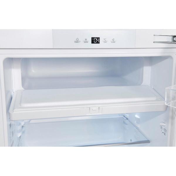 Exquisit UKS130-4-FE-010D Unterbau-Kühlschrank, Nischenhöhe: 82,5 cm, 121L, Festtürtechnik, Schnellgefrieren, weiß