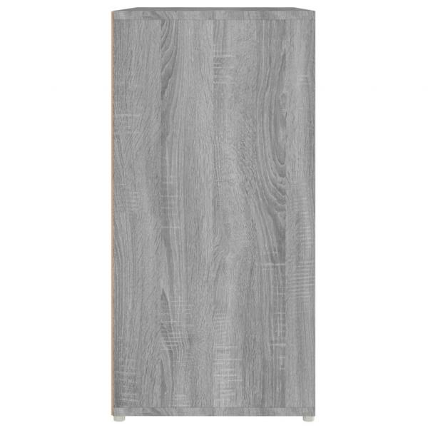 Schuhschrank Grau Sonoma 60x35x70 cm Holzwerkstoff