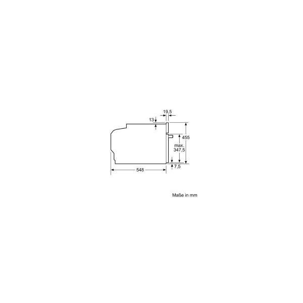 Siemens CM724G1B1 iQ700 Einbaukompaktbackofen mit Mikrowellenfunktion, 59,4 cm breit, 900 W, 45 L, Home Connect, Grillfunktion, schwarz