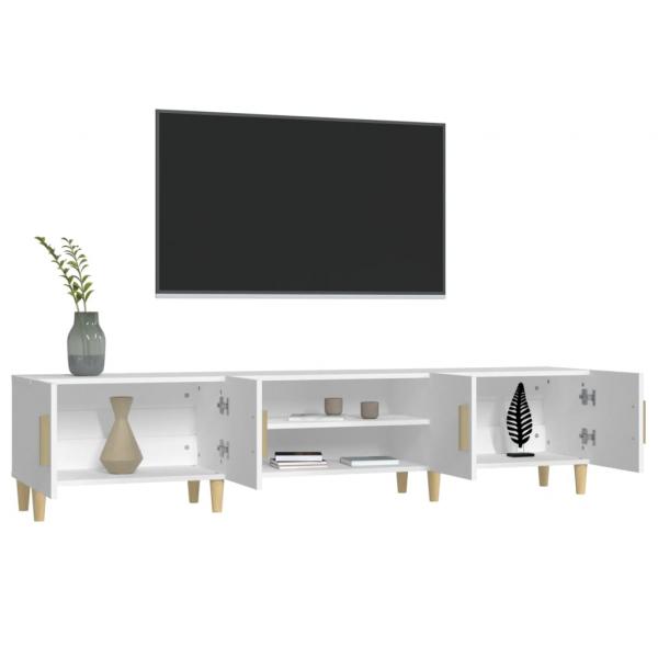 TV-Schrank Weiß 180x31,5x40 cm Holzwerkstoff