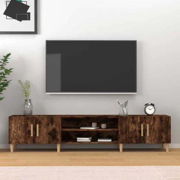 ARDEBO.de - TV-Schrank Räuchereiche 180x31,5x40 cm Holzwerkstoff