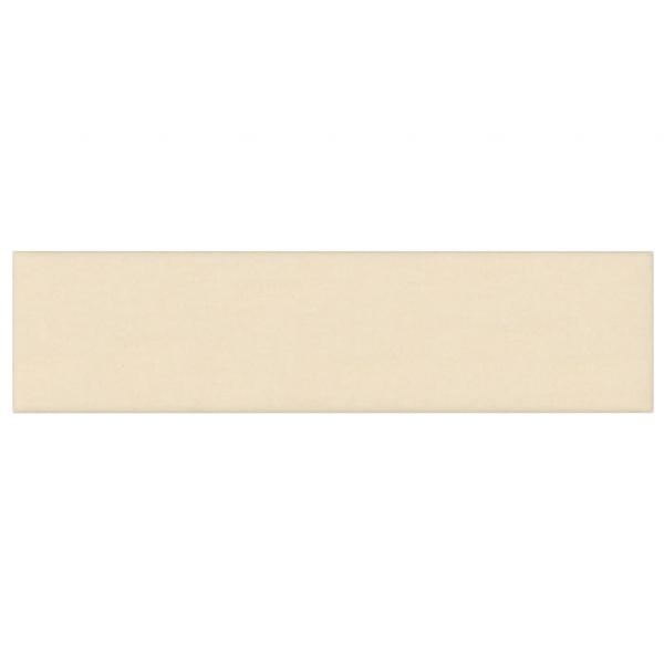 Wandpaneele 12 Stk. Creme 60x15 cm Stoff 1,08 m²