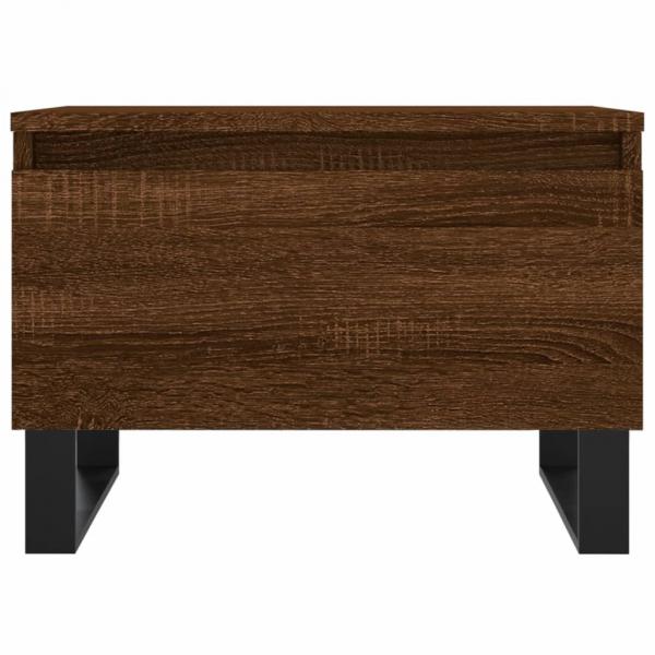 Couchtisch Braun Eichen-Optik 50x46x35 cm Holzwerkstoff