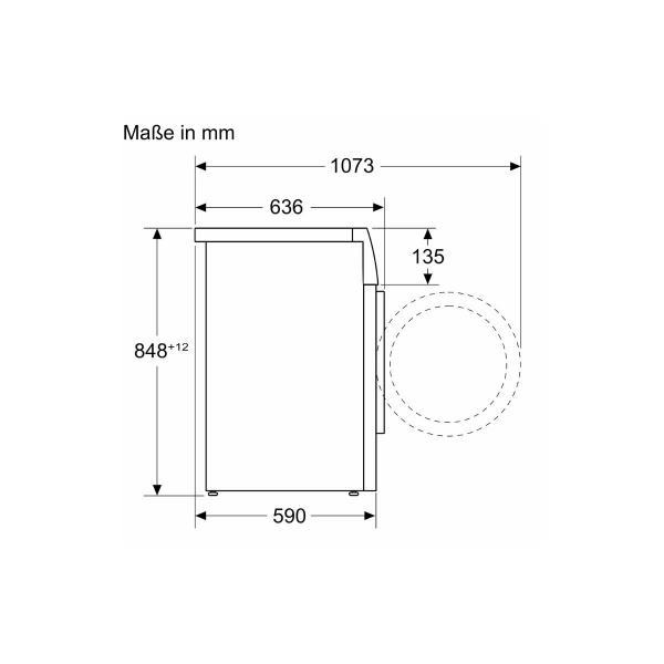 Siemens WG44G2140 9kg Frontlader Waschmaschine, 59,8cm breit, 1400U/min, Nachlegefunktion, Beladungssensor, waterPerfect Plus, weiß