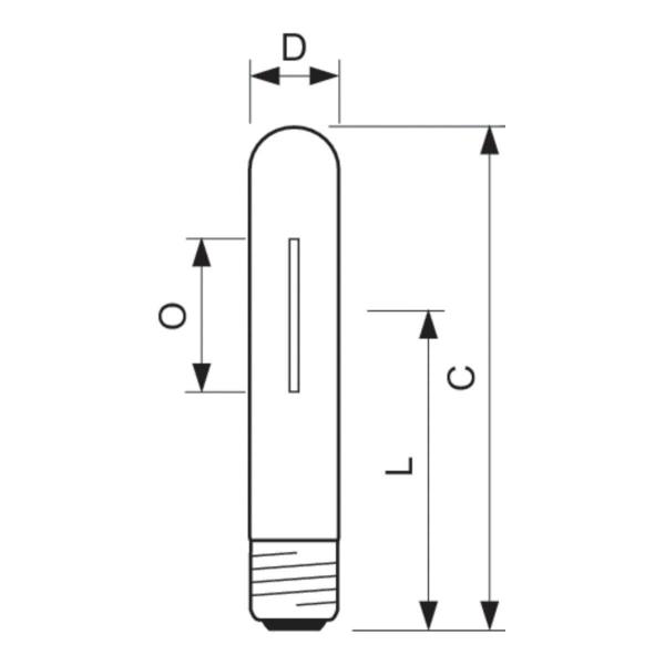 Philips MSTSONTAPIAPLUSXTRA Natriumdampflampe, 400W, E40, Röhre, klar