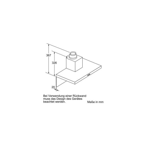 Siemens LC96BBC60 iQ100 EEK: B Wandesse, 90cm breit, 619 m³/h, Ab-/Umluft, LED-Beleuchtung, schwarz