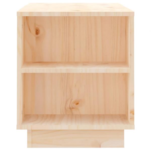 TV-Schrank 110x35x40,5 cm Massivholz Kiefer