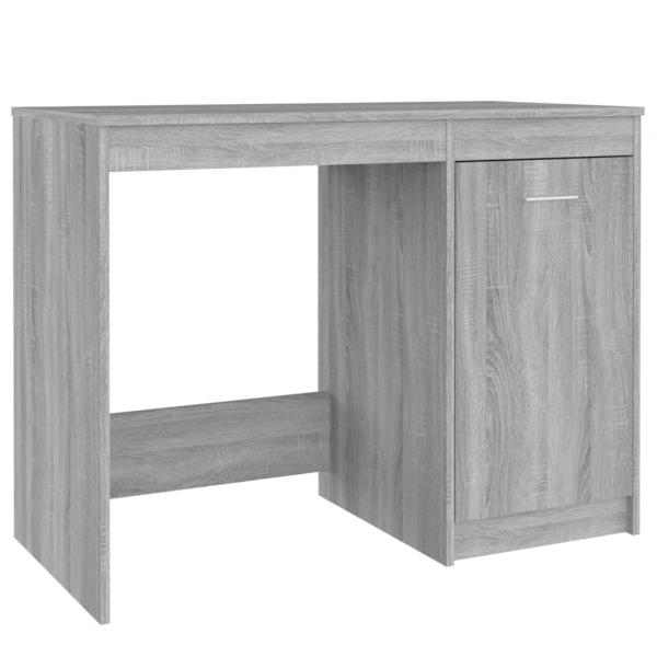 Schreibtisch Grau Sonoma 100x50x76 cm Holzwerkstoff