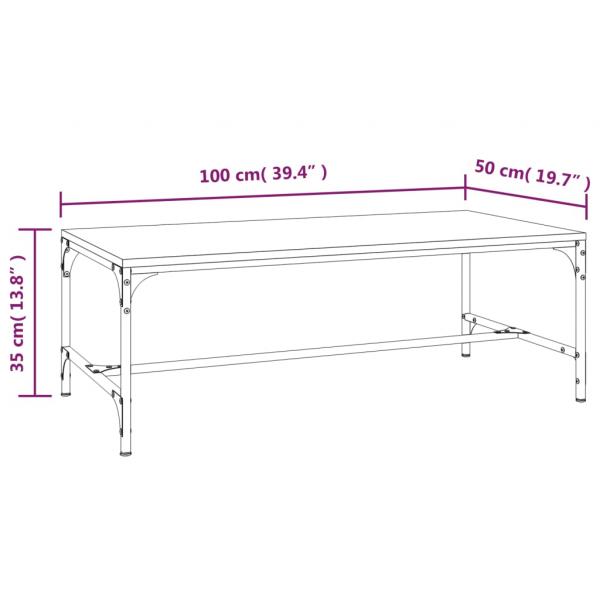 Couchtisch Sonoma-Eiche 100x50x35 cm Holzwerkstoff