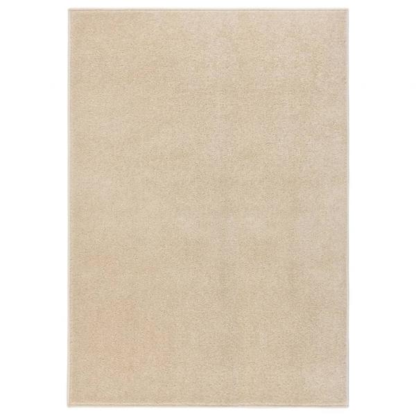 ARDEBO.de - Teppich Kurzflor 240x340 cm Beige