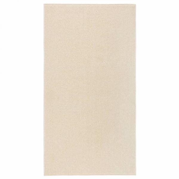 ARDEBO.de - Teppich Kurzflor 80x150 cm Creme