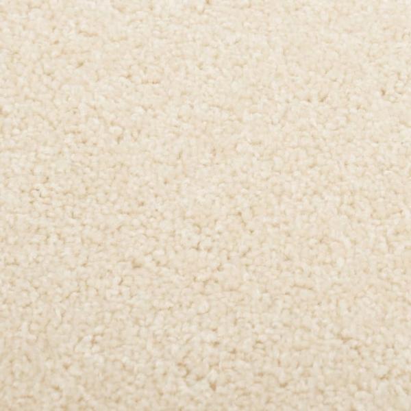 Teppich Kurzflor 80x150 cm Creme