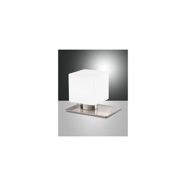 ARDEBO.de Fabas Luce Zara Tischleuchte, LED, nickel (3579-30-178)