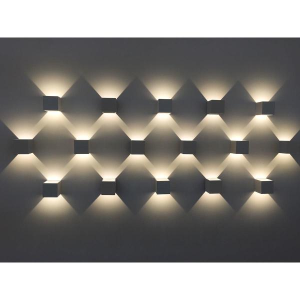 EVN LED Wandanbauleuchte - 2-flammig (up + down) - anthrazit IP54 - 220-240V - 2x3,1W - 3000K - 2x190lm (L54061502)