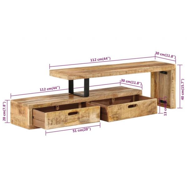 TV-Schrank Massivholz Mango