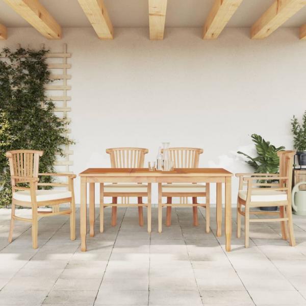 ARDEBO.de - 5-tlg. Garten-Essgruppe Massivholz Teak