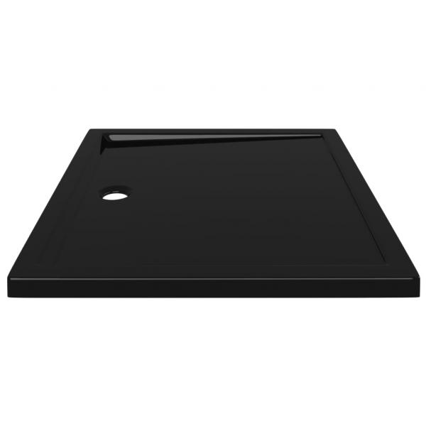 Duschtasse ABS Rechteckig Schwarz 80x90 cm