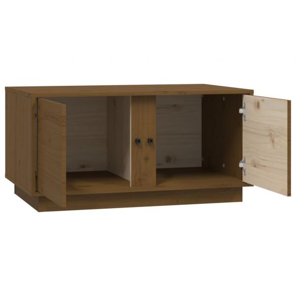 Couchtisch Honigbraun 80x50x40 cm Massivholz Kiefer